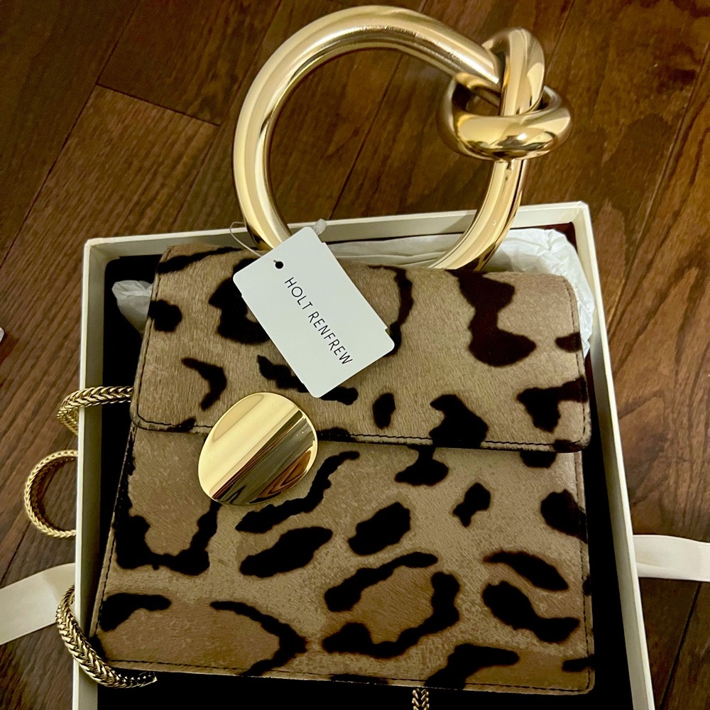 NWT - Leopard print crossbody bag.